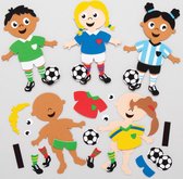 Baker Ross Voetbal Mix & Match Magneten (8 stuks) Knutselspullen en Knutselsets voor Kinderen
