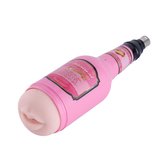 Pocket Pussy Masturbator Anaal Roze met 3XLR aansluiting voor Auxfun Basic Seksmachine