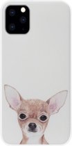 ADEL Siliconen Back Cover Softcase Hoesje voor iPhone 11 - Chihuahua Hond