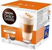 Bol.com Koffiecapsules Nescafé Dolce Gusto 24191 Latte Macchiato (16 uds) Karamel aanbieding