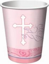 Communie Beker Roze