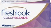 +0.50 - FreshLook® COLORBLENDS® Gray - 2 pack - Maandlenzen - Kleurlenzen - Grijs