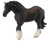 Collecta Paarden: Shire Merrie 17 Cm Zwart