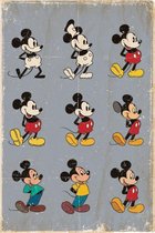 Pyramid Mickey Mouse Evolution Poster 61x91,5cm
