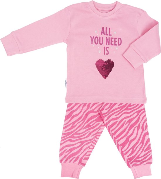 Frogs and Dogs - Pyjama All You Need - Roze - Maat 98 - Meisjes