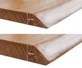 Tafelblad Live-Edge boomtafel 260x100x3,5 acacia natuur massief houten bovenblad