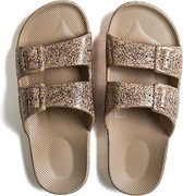 Freedom Moses Slippers Celeste Kids Slides Beige Maat:26/27