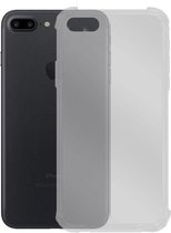 Siliconen hoesje voor Apple iPhone 7 Plus / 8 Plus - Schok bestendig - Transparant - Inclusief 1 extra screenprotector