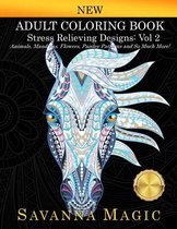 Savanna Magic Coloring Books- Adult Coloring Book