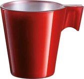 Luminarc Flashy Beker Expresso Rood - 8 cl- Rood