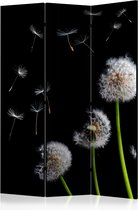 Kamerscherm - Scheidingswand - Vouwscherm - Dandelions in the wind [Room Dividers] 135x172 - Artgeist Vouwscherm