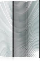 Kamerscherm - Scheidingswand - Vouwscherm - Waving White [Room Dividers] 135x172 - Artgeist Vouwscherm