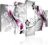 Schilderijen Op Canvas - Schilderij - Delicate elegance 100x50 - Artgeist Schilderij
