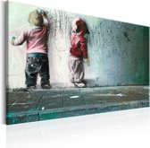 Schilderijen Op Canvas - Schilderij - Modern Playground 90x60 - Artgeist Schilderij