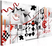 Schilderijen Op Canvas - Schilderij - Maze (1 Part) Narrow 150x50 - Artgeist Schilderij