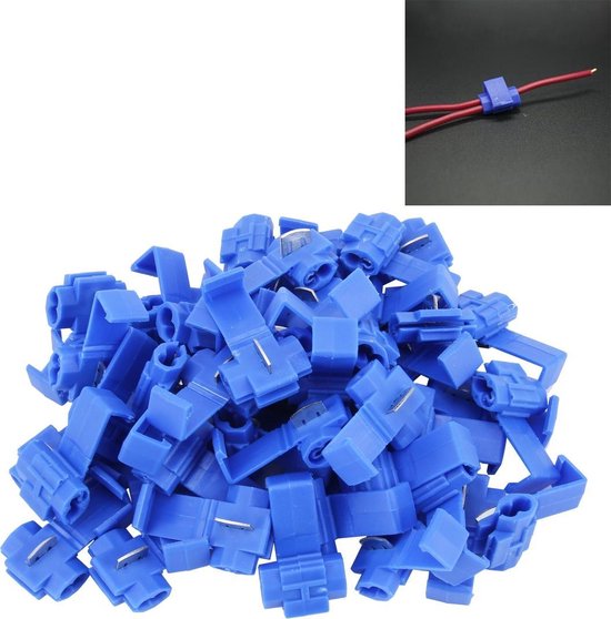 50 PCS Quick Splice soldeerloze draadaansluitingen Connector