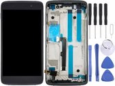 Let op type!! LCD Screen and Digitizer Full Assembly with Frame for BlackBerry DTEK50(Black)