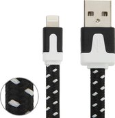 1 m geweven stijl 8-pins naar USB-gegevens / oplaadkabel, voor iPhone XR / iPhone XS MAX / iPhone X & XS / iPhone 8 & 8 Plus / iPhone 7 & 7 Plus / iPhone 6 & 6s & 6 Plus & 6s Plus