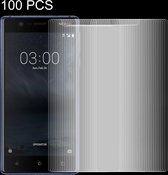 100 STUKS voor Nokia 3 0,26 mm 9 H Oppervlaktehardheid Explosieveilig Niet-volledig scherm Gehard glas Schermfilm