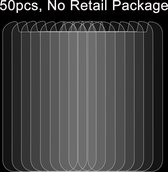 50 stuks voor 5.0 inch mobiele telefoons 0 26 mm 9H oppervlakte hardheid 2.5D explosieveilige getemperd glas Film  No retailpakket