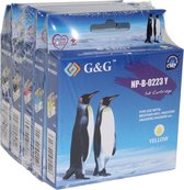 5-delige G&G LC223 inktpatronen set geschikt voor Brother - Inktcartridge multipack - 2x Zwart - Cyaan - Magenta - Geel