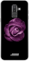 Samsung Galaxy J8 (2018) Hoesje Transparant TPU Case - Purple Rose #ffffff