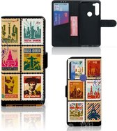 Telefoonhoesje Motorola G8 Power Beschermhoesje Design Postzegels