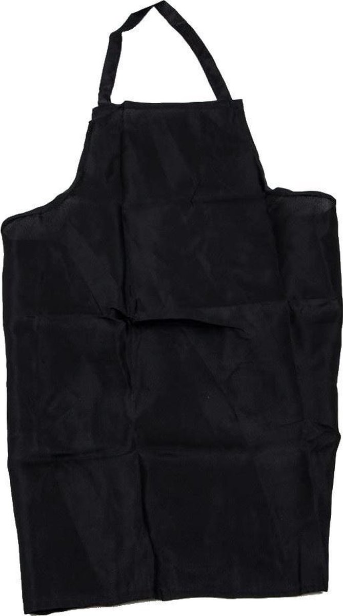 Unisex Barbecue schort - zwart - katoen