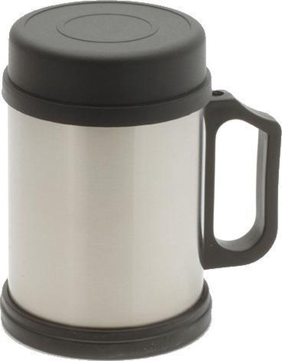 Mato Thermosbeker Rvs 0,3 Liter Zilver/zwart