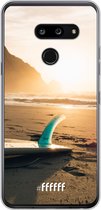 LG G8 ThinQ Hoesje Transparant TPU Case - Sunset Surf #ffffff