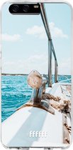 Huawei P10 Hoesje Transparant TPU Case - Sailing #ffffff