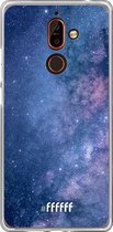 Nokia 7 Plus Hoesje Transparant TPU Case - Perfect Stars #ffffff