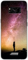 Samsung Galaxy S8 Plus Hoesje Transparant TPU Case - Watching the Stars #ffffff