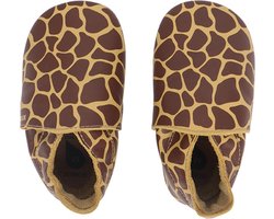 Bobux Soft Soles slofjes voor baby's - fall leaf giraffe