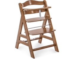 Hauck Alpha+ Kinderstoel - meegroeiend vanaf 6 maanden tot 90 kg - FSC® gecertificeerd beukenhout - Walnoot