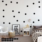 Muursticker Stippen, Cirkel, Rondjes ⬤ - Groen - 40 rondjes van Ø 10 cm - baby en kinderkamer