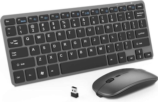 periscoop Voorbereiding Stratford on Avon SAMTECH Toetsenbord en muis - Oplaadbaar Draadloos keyboard – met 2.4G  Wireless... | bol.com