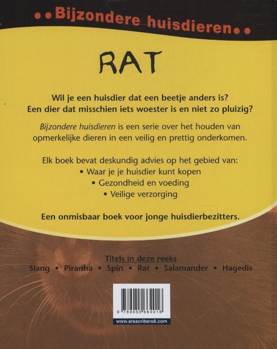 Manoeuvreren Ploeg handicap Bijzondere huisdieren - Rat | 9789055664016 | Deborah Chancellor | Boeken |  bol.com