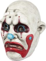 Ghoulish Hoofdmasker Clown Gang Tex Latex Wit One-size