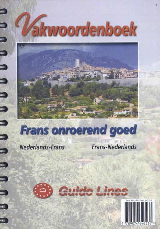 Vakwoordenboek Frans onroerend goed