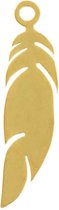 Stainless Steel Bedel Veer (24 x 6 mm) Goud (10 Stuks)