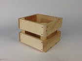 Appelkrat Naturel "klein" / Fruitkistje / Decoratiekistje Houten Kratje / Opbergkistje