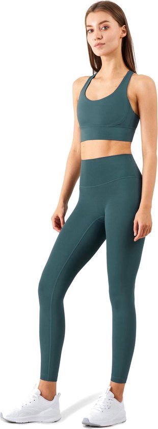 Su.B.dgn Yoga Kleding Dames Set 2 Stuks - Fitness Outfit - Sportlegging  High Waist en | bol.com