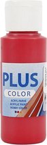 Plus Color acrylverf. crimson red. 60 ml/ 1 fles