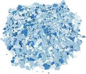 Terrazzo vlokken. blauw. 90 gr/ 1 Doosje
