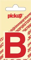 Pickup plakletter Helvetica 40 mm - rood B