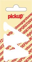 Pickup plakletter CooperBlack 40 mm - wit W
