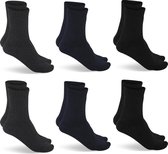 Primair Socks - Unisex Sokken 6 Paar Thermo Sokken - Multi - Maat 39-42