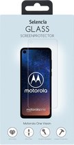 Screenprotector Motorola One Vision Tempered Glass - Selencia Gehard Glas Screenprotector