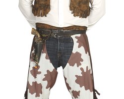 Revolver holster inclusief pistool 29 cm - volwassenen - carnaval verkleed wapens